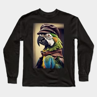 Funny parrot Long Sleeve T-Shirt
